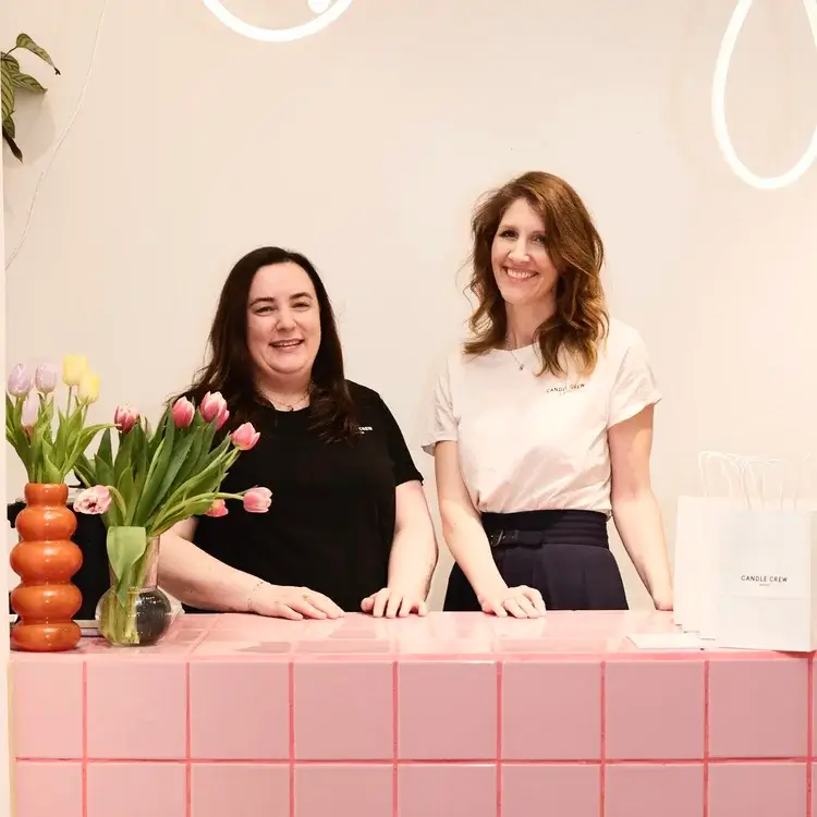 Katrin & Michelle von der CandleCrew